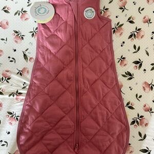 Pink Quilted Kids Pajamas Sleep Sack